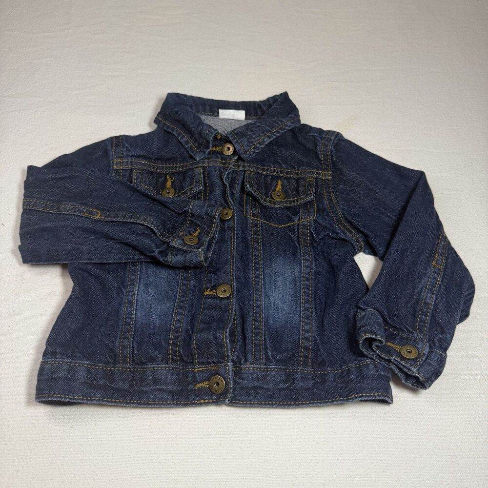 Wrangler Blue Denim Jean Jacket w/Snaps Buttons Size 2-3T Casual
